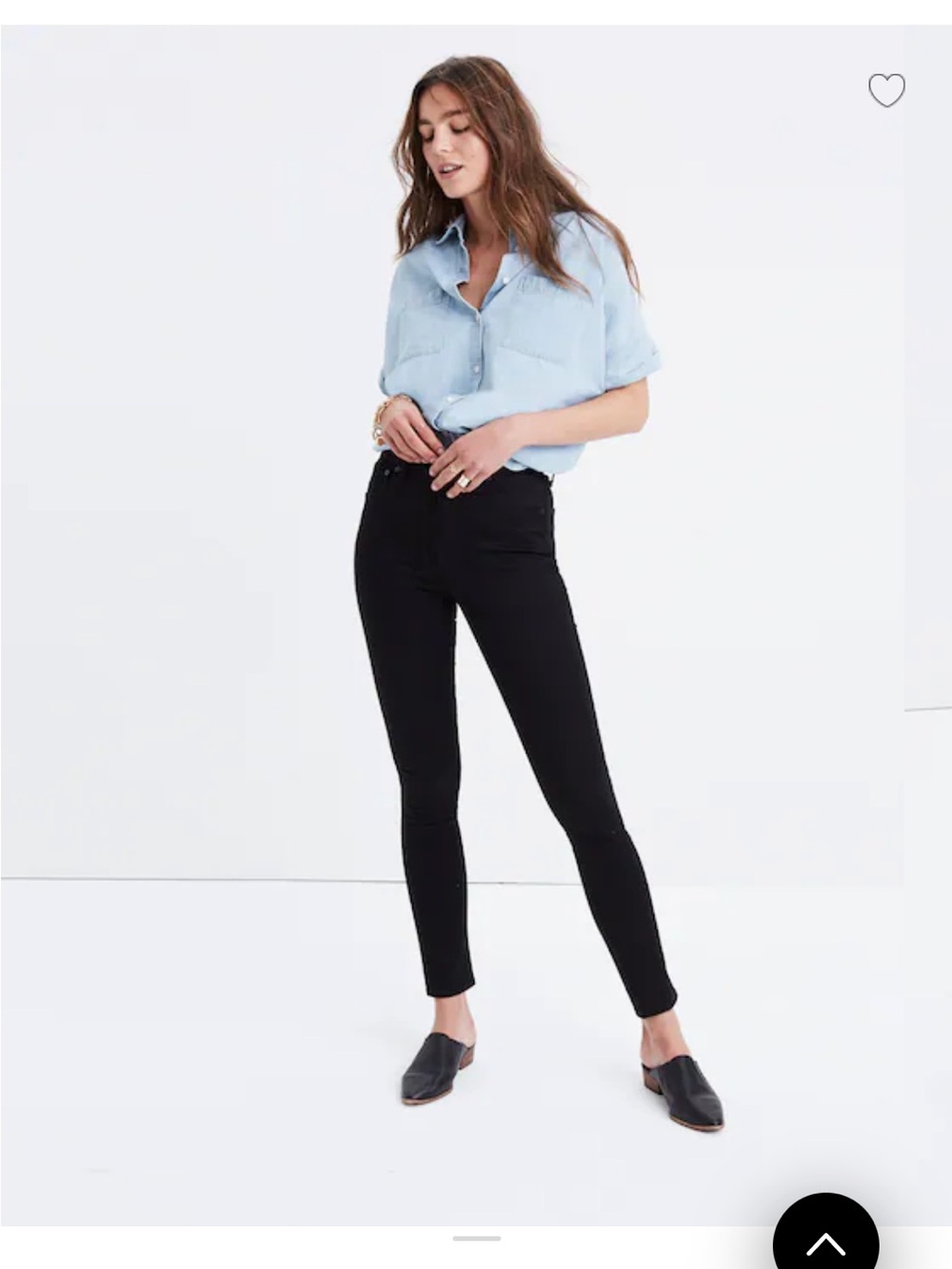 Madewell 10" High-Rise Skinny Jeans in Carbondale Wash - Picture 1 of 10